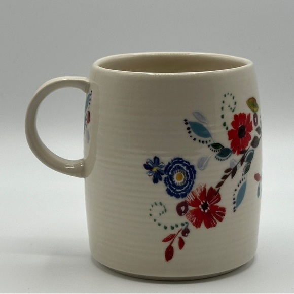 Petal Palette Starla M Halfmann Letter "C" Monogram Initial Mug Anthropologie - Picture 4 of 9